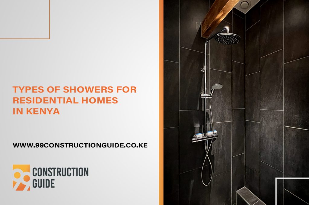 types of showers for your home in kenya