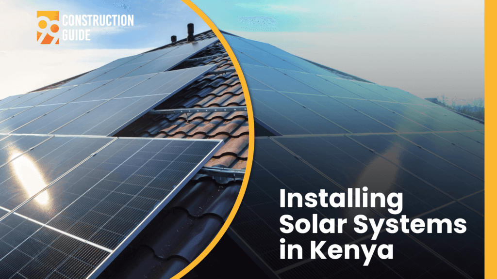 installing solar systems in Kenya